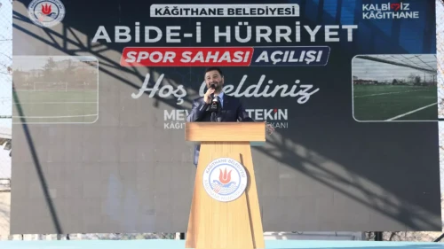 Kâğıthane Belediyesi'nden sporseverlere yeni tesis