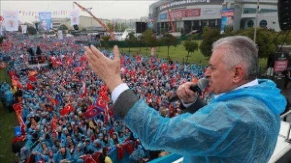 Başbakan Yıldırım: Cumhur İttifakı'yla yola çıkanlar alçaklara dersini verecek