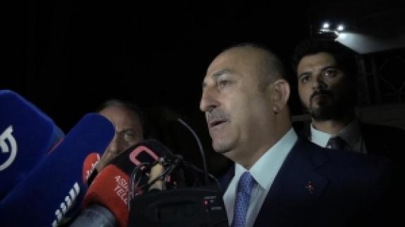 Bakan Çavuşoğlu: Irak'ın ve Irak halkının yanında olduğumuzu vurgulamak için özellikle geldik