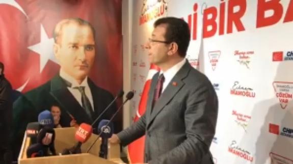 Ekrem İmamoğlu: İstanbul'a hizmet edin