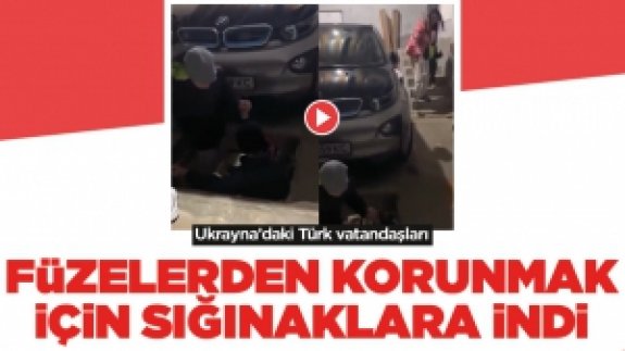 Ukrayna'da yaşayan Türkler sığınaklara indi