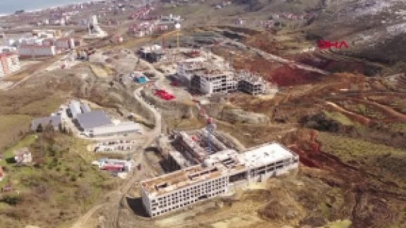 Ordu Şehir Hastanesi İnşaatı Sürüyor