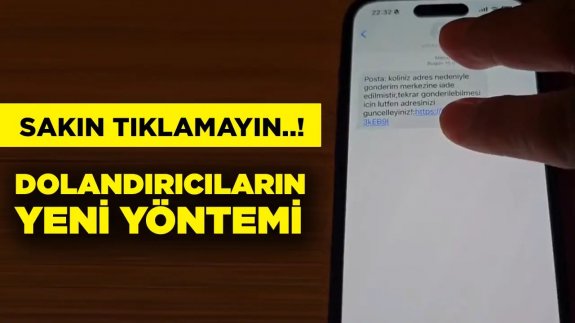 Dolandırıcıların yeni yöntemi! “Kargonuz teslim edilemedi” mesajına dikkat!