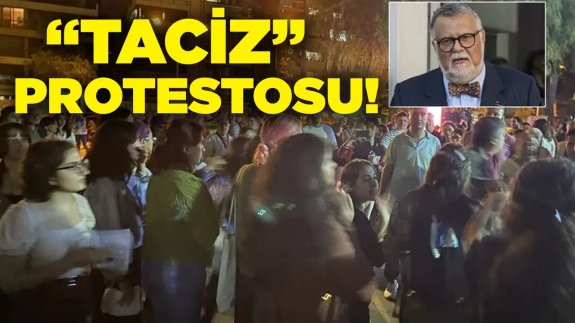 Celal Şengör’e “taciz” protestosu