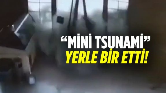 Sosyal tesisi tsunami vurdu!