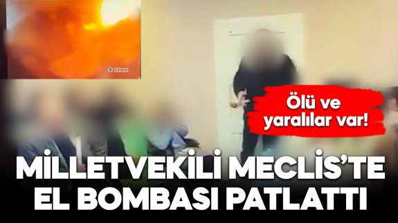 Milletvekili, mecliste el bombası patlattı!