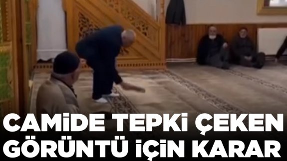 Camide tepki çeken görüntü için karar: 'Bilinçsizce yaptım'