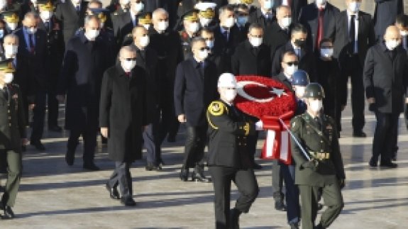 Anıtkabir'de 10 Kasım töreni