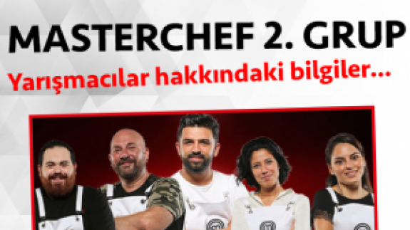 Masterchef Türkiye 2. sezon 2. grup yarışmacı adayları