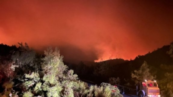 Marmaris'te Orman Yangını