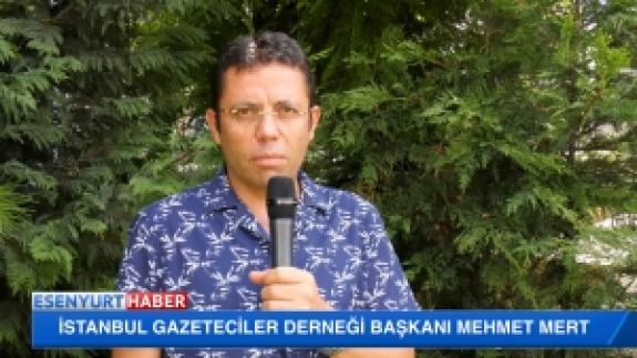 İstanbul Gazeteciler Derneği Başkanı Mehmet Mert Gazeteciler Bayramı Konuşması