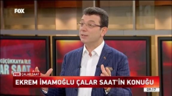 Ekrem İmamoğlu Çalar Saat'te İsmail Küçükkaya'nın konuğu