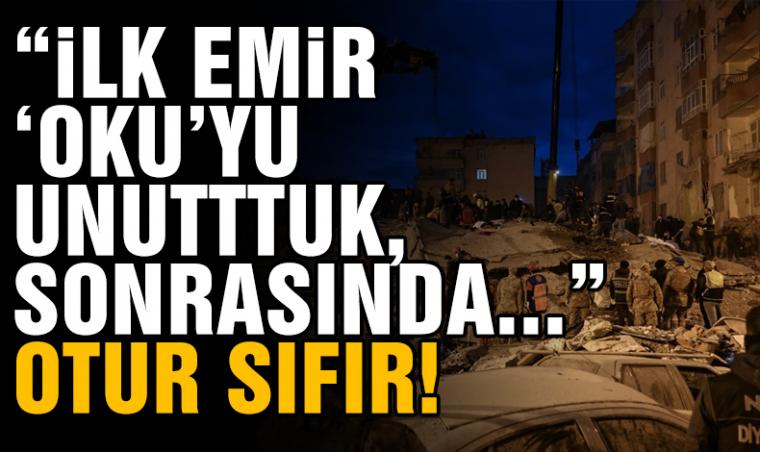 Otur sıfır!