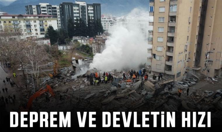 Depremin ve devletin hızı