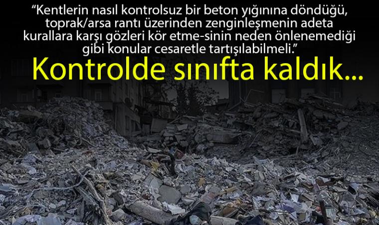 Kontrolde sınıfta kaldık