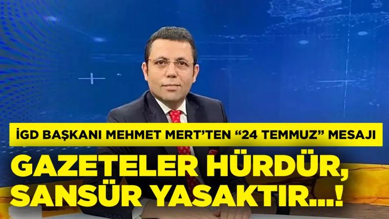 Gazeteler hürdür, sansür yasaktır...!