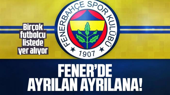 Fenerbahçe'de ayrılan ayrılana! Ocak ayında hareketli günler yaşanacak