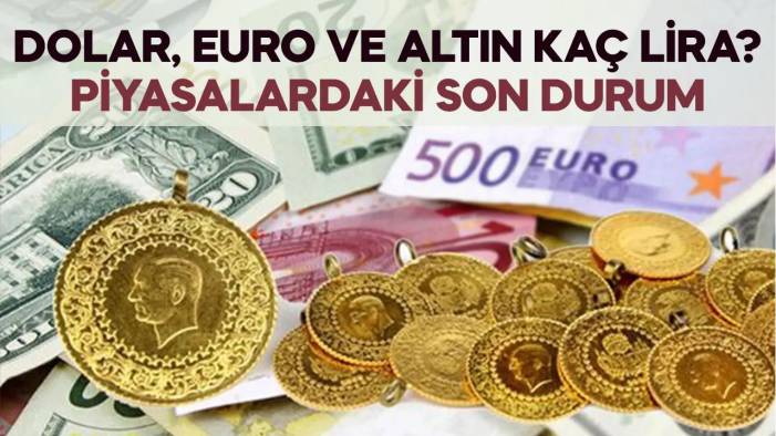 30 Temmuz 2024 piyasalar güncel son durum, dolar, euro, gram altın ve çeyrek altın kaç TL?