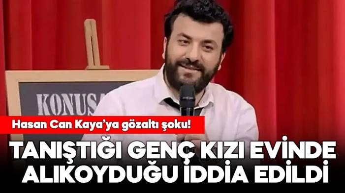 Hasan Can Kaya'ya gözaltı şoku! Ünlü komedyen iddialarla ilgili açıklama yaptı