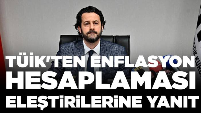 TÜİK'ten enflasyon hesaplaması eleştirilerine yanıt: 'Türkiye'ye özgü değil'