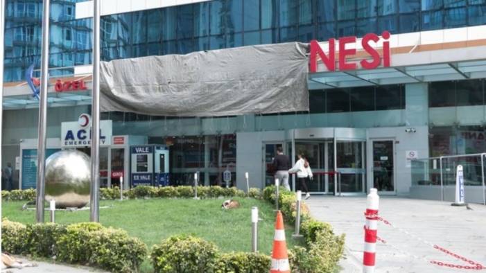 Skandalda adı geçen Esenyurt'taki hastanenin tabelası örtüldü