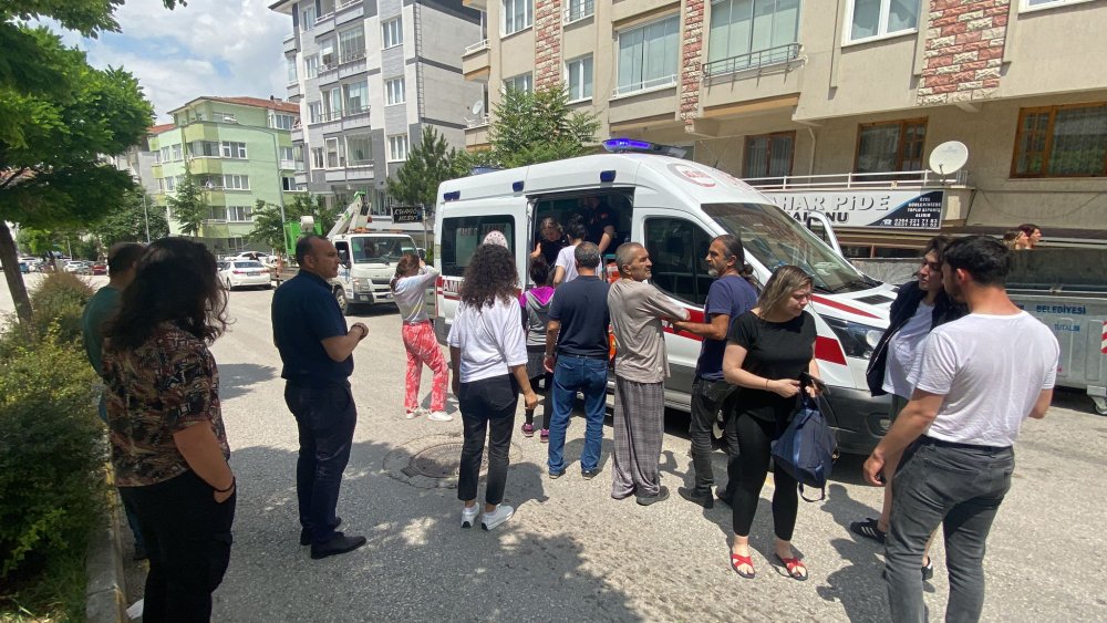 Apartmanda yangın çıktı birçok kişi ve hayvanlar yangından etkilendi