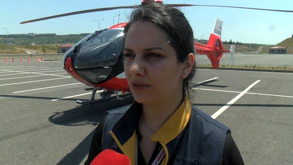 Trafik kazalarına ambulans helikopterli önlem