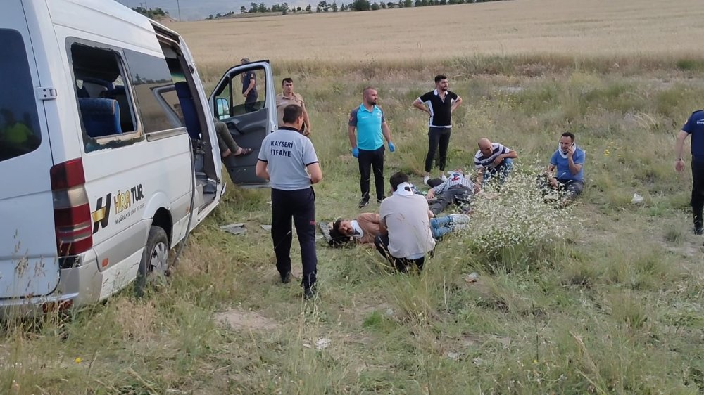 21 kişinin yaralandığı kazanın görüntüleri ortaya çıktı