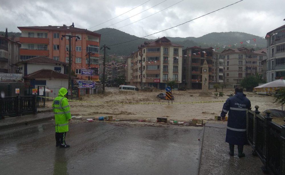 Zonguldak'ta etkili olan yağış miktarı belli oldu