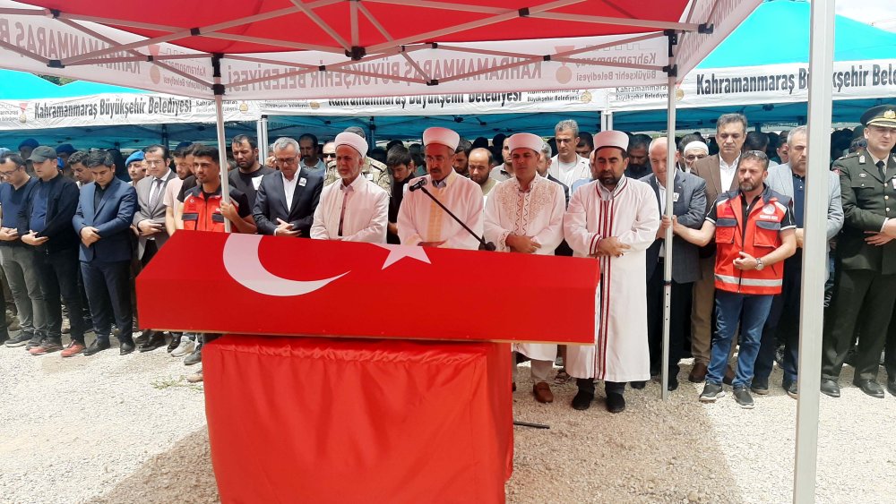 Şehit Taş, Kahramanmaraş'ta son yolculuğuna uğurlandı