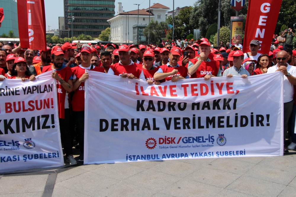 Belediye işçilerinden iş bırakma eylemi: Ayrımcılık son bulmalıdır