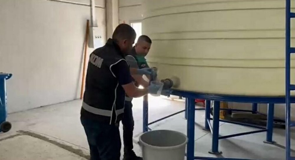 42 ton sahte etil alkol ele geçirildi