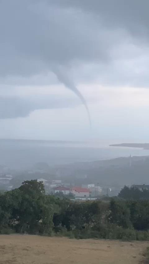 İstanbul'da korkutan hortum