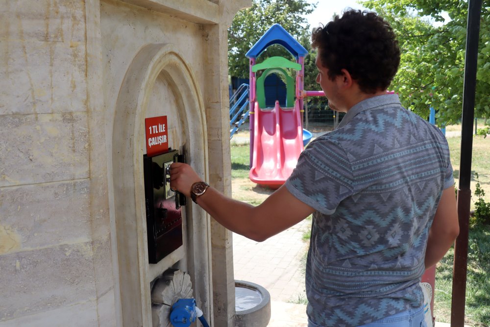 İlçede su sıkıntısı: Çeşmeler ücretli hale getirildi