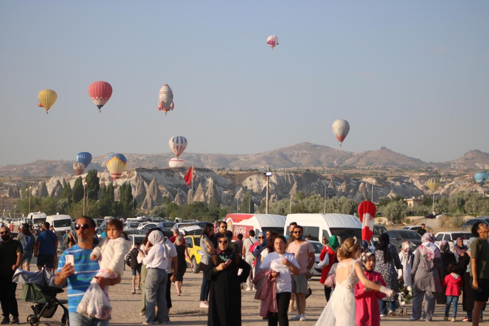 Kapadokya'da Balon ve Kültür Yolu Festivali: Renkli görüntüler ortaya çıktı