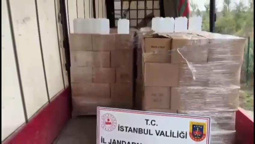 TIR'da 15 ton etil alkol ele geçirildi