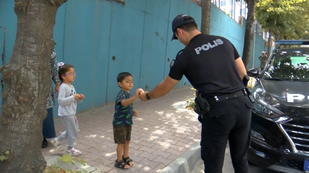 Okul çevresinde polis denetimi