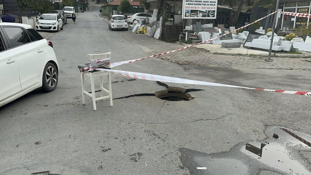 Yer altında patlama: Bölgeye güvenlik şeridi çekildi