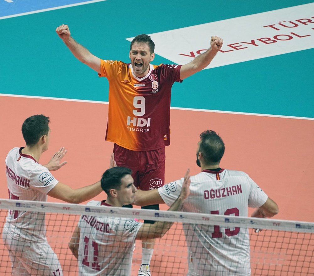 Galatasaray, TÜRŞAD'a set vermedi: 3-0