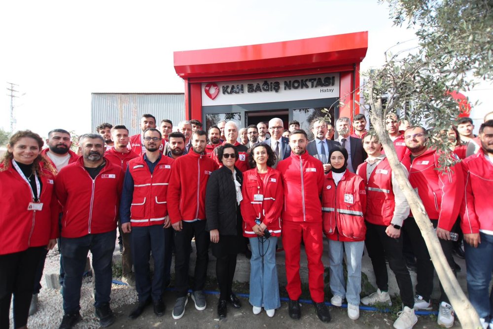 Hatay’da kan bağış noktası açıldı