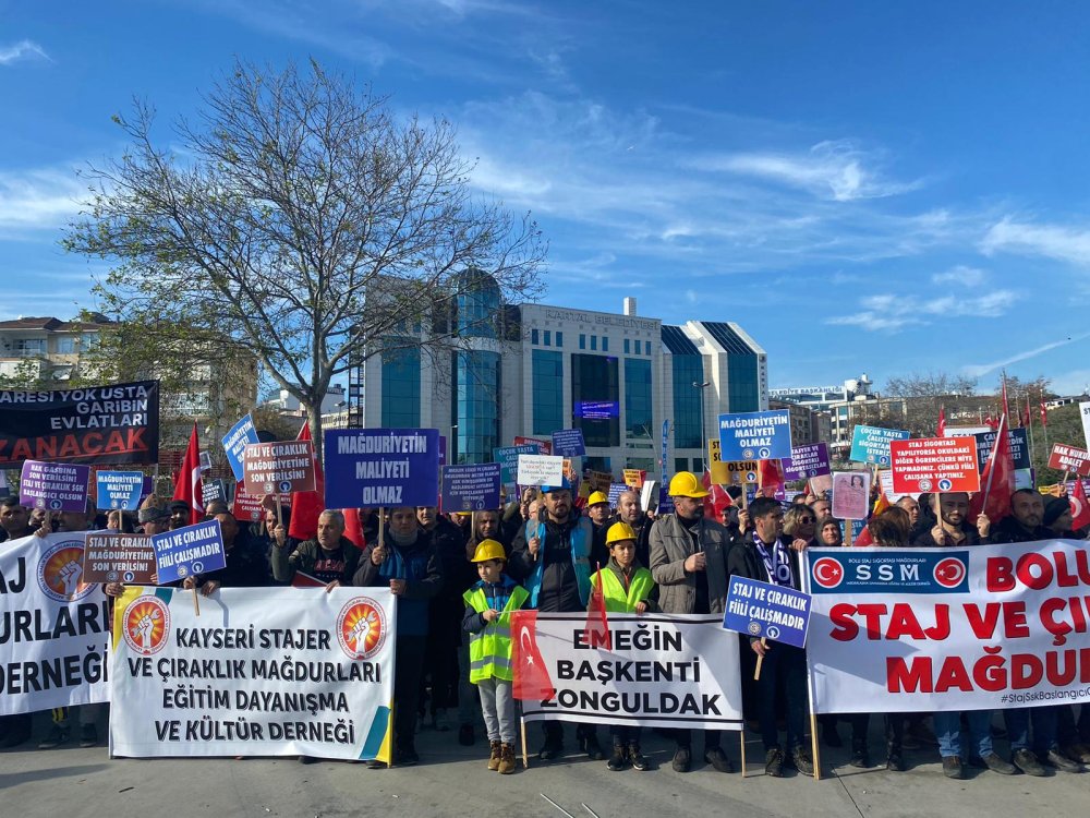 Emeklilikte gecikme yaşayan mağdurlar 'Büyük İstanbul Mitingi' düzenledi