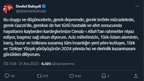 Devlet Bahçeli: Türk sporunu kirli amaçlarına alet etmek isteyenlerin karşılarında sapasağlam duracağız