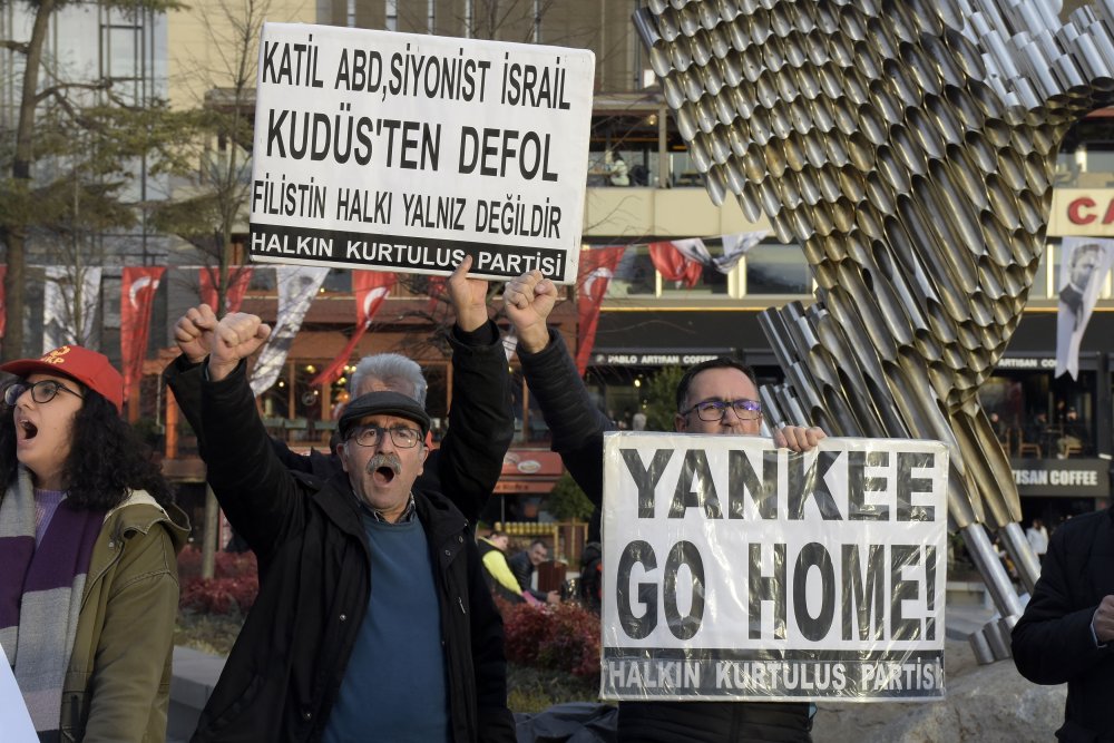 Blinken'ın Türkiye ziyareti İstanbul'da protesto edildi