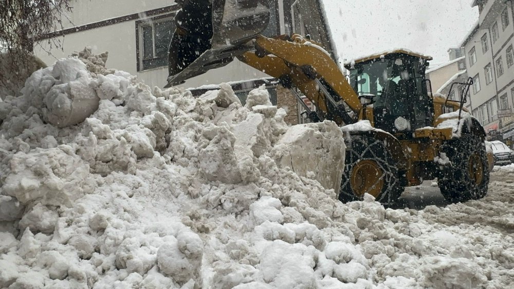 'Sakin şehir'de kar rekoru