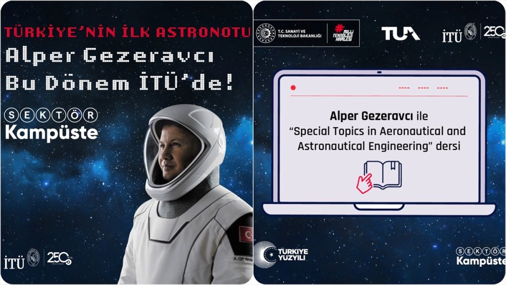 Alper Gezeravcı üniversitede ders verecek