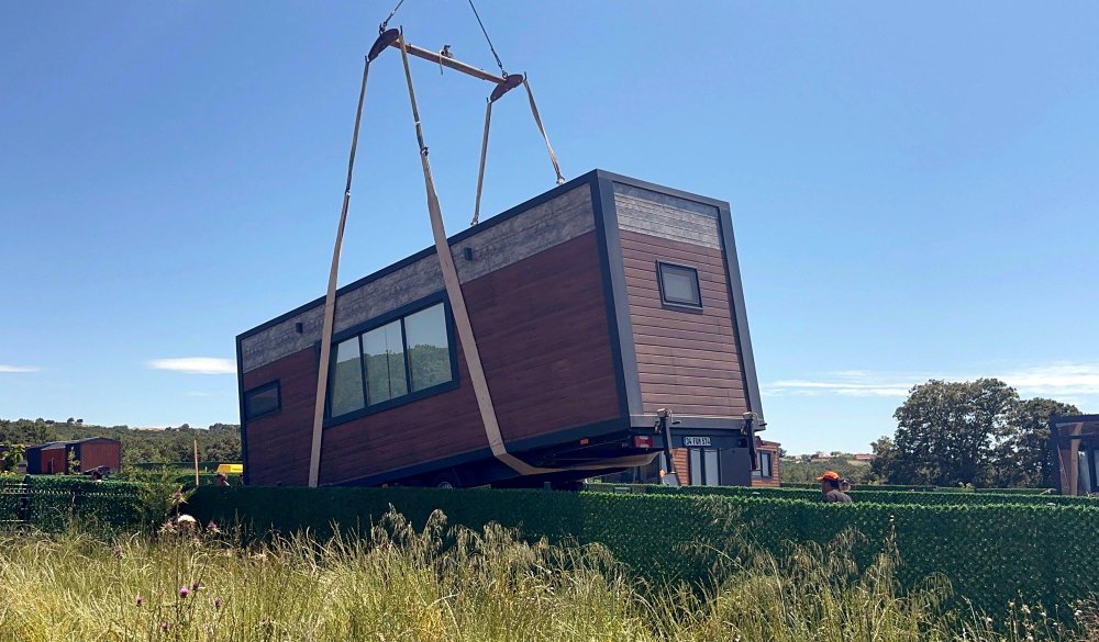 Edirne'deki tiny house'ların kaldırılmasına muhtarlar ve çiftçilerden destek geldi