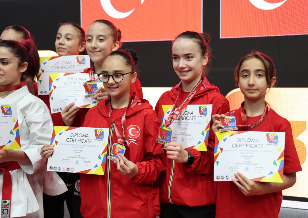 28'inci Balkan Çocuklar Karate Şampiyonası sona erdi