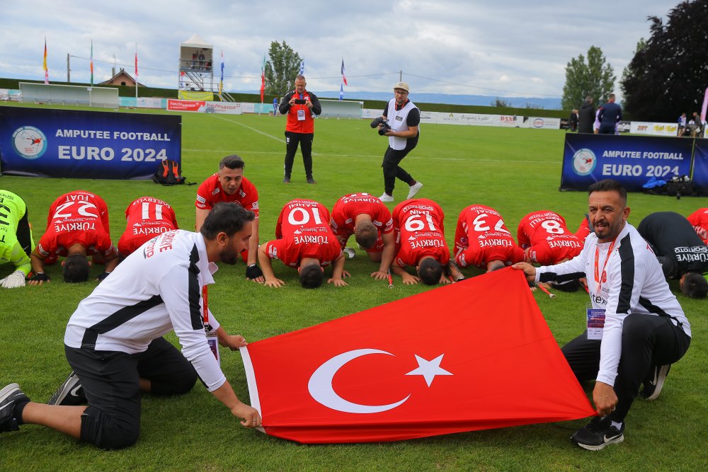 Ampute Milli Futbol Takımı, İsrail'i 6-0 mağlup etti