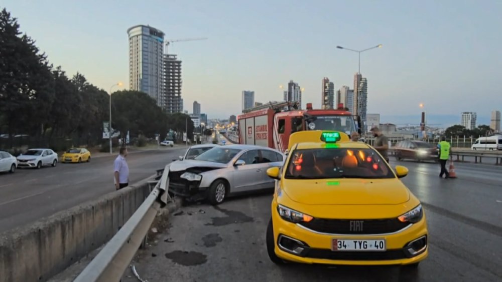 Kartal'da zincirleme trafik kazası: 6 kişi yaralandı