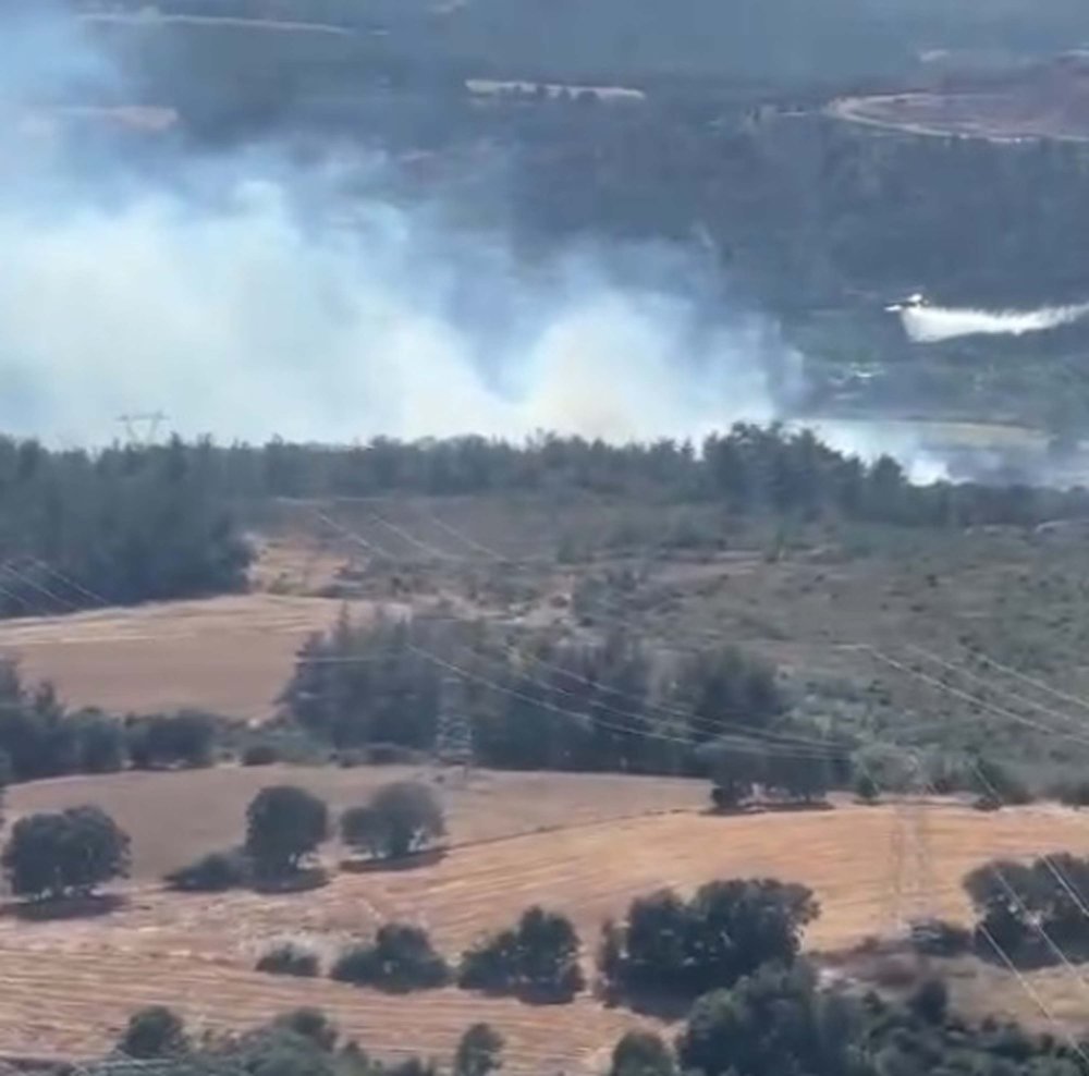 Çanakkale’deki orman yangını 1 saatte kontrol altına alındı